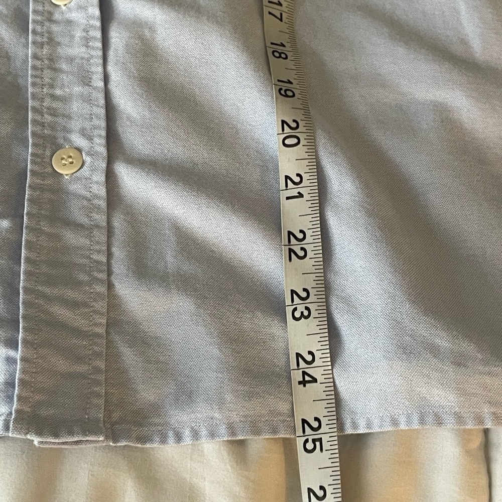 Djerf Avenue Organic Cotton Button Up Shirt Light Blue Oversized XL Portugal - Picture 13 of 15